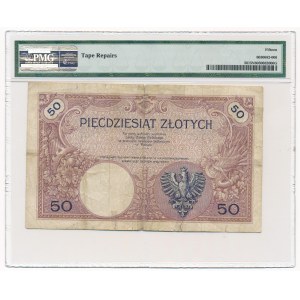 50 złotych 1919 A.4 - PMG 15 - DUŻA RZADKOŚĆ w naturalnym stanie zachowania