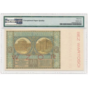 50 złotych 1925 - A - Wzór - PMG 64 EPQ