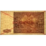 1.000 złotych 1946 SPECIMEN -B- rzadziej spotykany