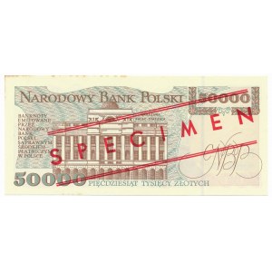 50.000 złotych 1993 WZÓR A 0000000 No. 0134 rzadszy