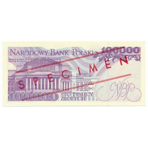 100.000 złotych 1993 WZÓR A 0000000 No 0904 rzadszy