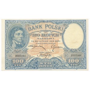 100 złotych 1919 S.C - śliczny 