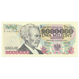 2 miliony złotych 1993 -B- 