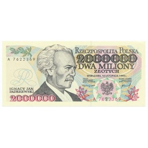 2 miliony złotych 1993 -A- 