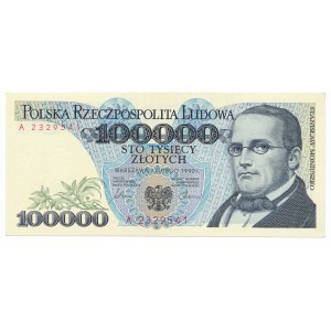 100.000 złotych 1990 -A- 