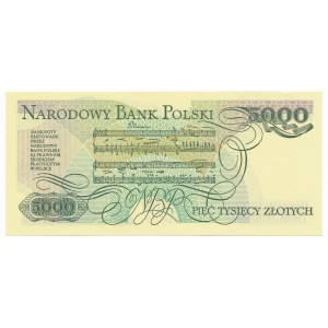 5.000 złotych 1988 -CP- pierwsza seria odmiany