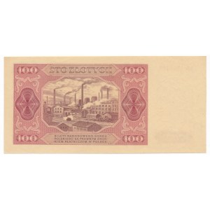 100 złotych 1948 -BD- rzadsza seria z obiegu