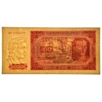 100 złotych 1948 -BD- rzadsza seria z obiegu