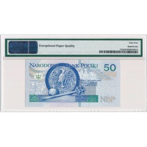 50 złotych 1994 -AJ- PMG 64 EPQ - rzadsza niespotykana seria