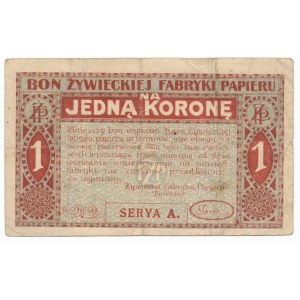 Żywiec - Fabryka Papieru 1 korona (1919) 