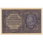 UNIKAT - Para destruktów 1.000 marek 1919 - z identycznym numerem seryjnym