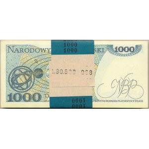 Paczka bankowa 1.000 złotych 1982 -HU- 100 sztuk