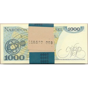 Paczka bankowa 1.000 złotych 1982 -HW- 100 sztuk