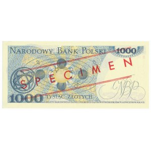 1.000 złotych 1979 WZÓR BM 0000000 No.0168
