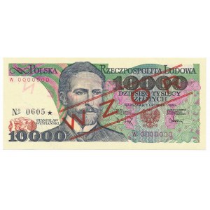10.000 złotych 1988 WZÓR W 0000000 No.0605