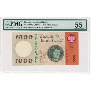 1.000 złotych 1965 -A- PMG 55 - pierwsza seria