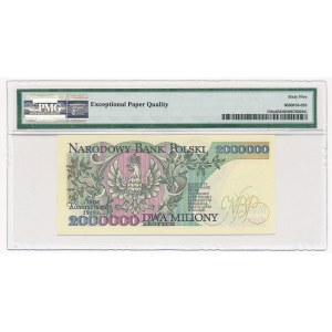 2 miliony złotych 1992 -A- Konstytucyjy- PMG 65 EPQ - niski numer