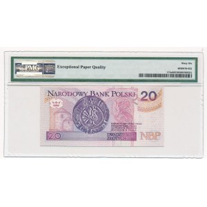 20 złotych 1994 -AA-0007997- PMG 66 EPQ - ładny numer