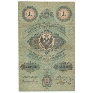 1 rubel srebrem 1852 - ekstremalnie rzadki rocznik 