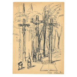 DUNIKOWSKI Xawery (1875-1964), Crucifixion.