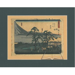 HIROŠIGE UTAGAWA (1797-1858), Malé Tokaido. (Malé Tokaido).