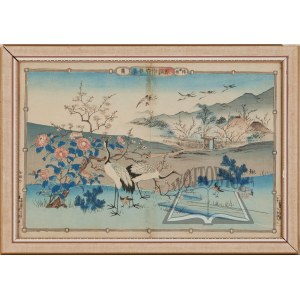 HIROSHIGE UTAGAWA (1797-1858)., Drzeworyt kolorowy.