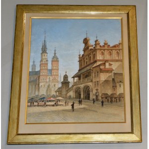 STROOBANT Francois (1819-1916), Krakau (St. Marienkirche, Tuchhalle).