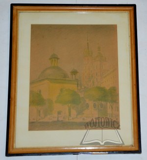 WOJNARSKI Jan (1879 - 1937)., Kraków. Kościół Św. Wojciecha.