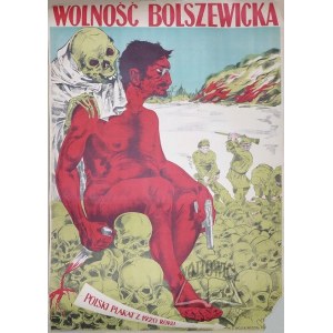 Boľševická Sloboda. Poľský plagát z roku 1920.