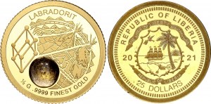 Liberia 25 Dollars 2021