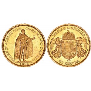 Hungary 20 Korona 1905 KB