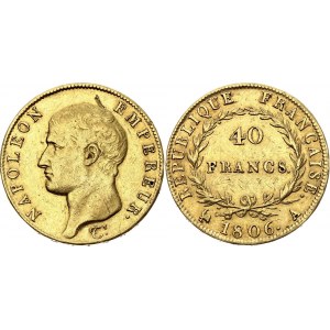 France 40 Francs 1806