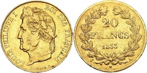 France 20 Francs 1833 A