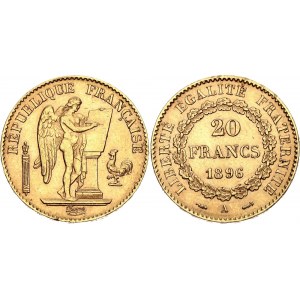 France 20 Francs 1896 A