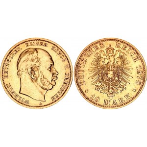 Germany - Empire Prussia 10 Mark 1878 A