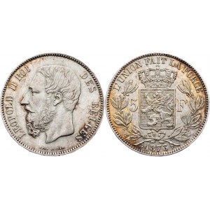 Belgium 5 Francs 1873