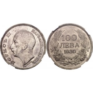 Bulgaria 100 Leva 1930 BP NGC AU58
