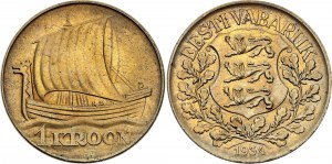 Estonia 1 Kroon 1934