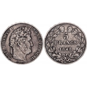 France 5 Francs 1848 BB