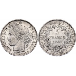 France 5 Francs 1849 A