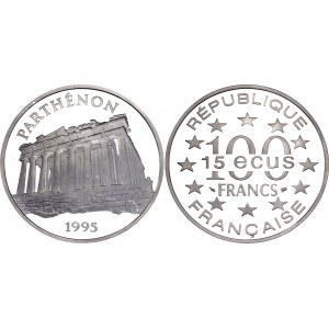 France 100 Francs / 15 Ecus 1995