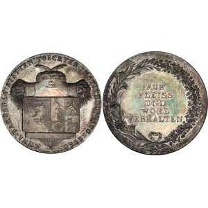 German States Augsburg Stetten Institut Silver Prize Medal 1844 (ND)