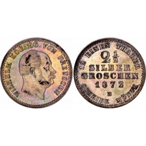 German States Prussia 2-1/2 Silbergroschen 1872 B