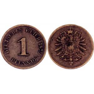 Germany - Empire 1 Pfennig 1875 G