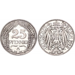 Germany - Empire 25 Pfennig 1912 A