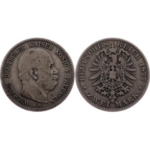 Germany - Empire Prussia 2 Mark 1877 A