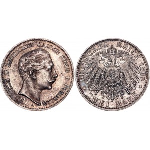 Germany - Empire Prussia 2 Mark 1898 A