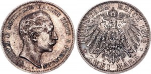 Germany - Empire Prussia 2 Mark 1898 A