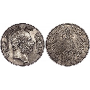 Germany - Empire Saxony-Albertine 2 Mark 1904 E