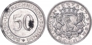 Germany - Weimar Republic Bremen 50 Pfennig 1920 (ND) Notgeld